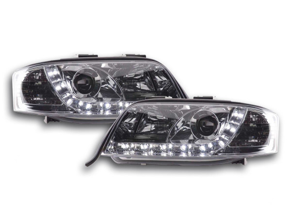Daylight headlight Audi A6 type 4B Yr. 97-01 chrome