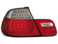 LED Tail Lights Red White fits BMW E46 Cabrio 04/99-03/03 LED Tail Lights Red White fits BMW E46 Cabrio 04/99-03/03