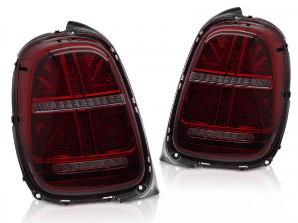 Led Tail Lights Red Smoke Seq Fits Mini Cooper F55 F56 F57 14-17 6-pin