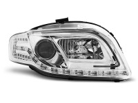 Headlights Tube Light Chrome Fits Audi A4 B7 11.04-03.08 Headlights Tube Light Chrome Fits Audi A4 B7 11.04-03.08