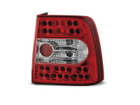Led Tail Lights Red White Fits Vw Passat B5 11.96-08.00 Sedan Led Tail Lights Red White Fits Vw Passat B5 11.96-08.00 Sedan