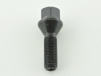 Wheel bolts Set (8 pieces), M12 x 1,5 43mm domed black