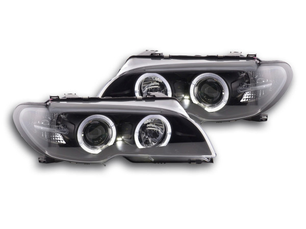 Headlight BMW serie 3 E46 Coupe Yr. 03-05 black