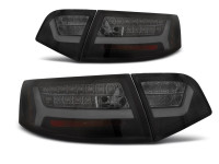 Led Bar Tail Lights Black Smoke Seq Fits Audi A6 08-11 Sedan Led Bar Tail Lights Black Smoke Seq Fits Audi A6 08-11 Sedan