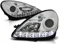 Xenon Headlights Daylight Chrome Fits Mercedes R171 Slk 04-11 Xenon Headlights Daylight Chrome Fits Mercedes R171 Slk 04-11
