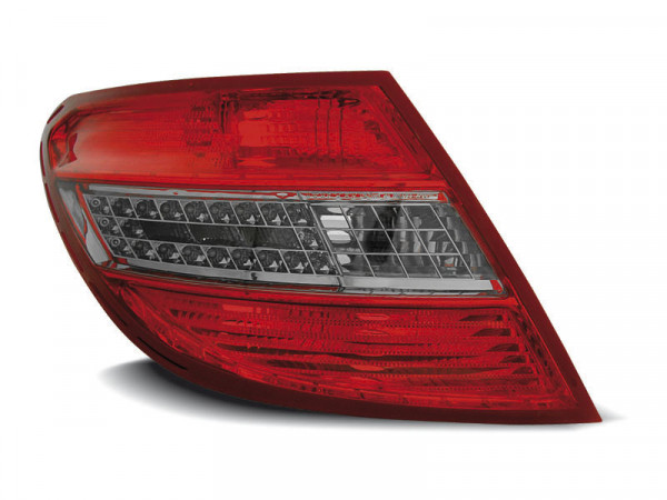Led Tail Lights Red Smoke Fits Mercedes C-klasa W204 Sedan 07-10