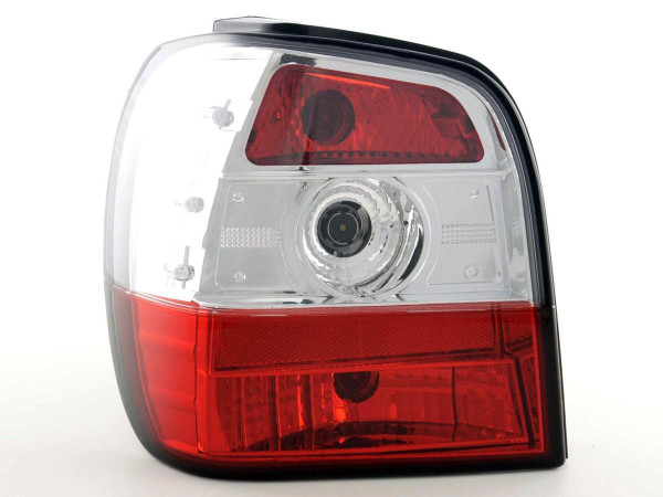 Taillights VW Polo type 6N Yr. 95-98, red/clear