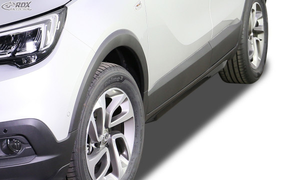RDX Sideskirts for OPEL Crossland X "Slim"