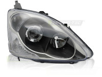 Headlight Black Right Side Tyc Fits Honda Civic 03-06 Hatchback Headlight Black Right Side Tyc Fits Honda Civic 03-06 Hatchback