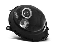 Headlights Angel Eyes Black fits BMW Mini (Cooper) 2006-2014 Headlights Angel Eyes Black fits BMW Mini (Cooper) 2006-2014