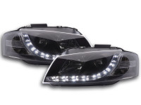 Daylight headlight Audi A3 type 8P Yr. 03-07 black Daylight headlight Audi A3 type 8P Yr. 03-07 black
