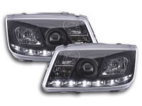 Daylight headlight VW Bora type 1J Yr. 99-04 black Daylight headlight VW Bora type 1J Yr. 99-04 black