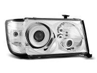 Headlights Chrome Fits Mercedes W124 E-klasa 05.93 - 06.95 Headlights Chrome Fits Mercedes W124 E-klasa 05.93 - 06.95