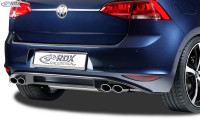 RDX rear bumper extension VW Golf 7 "R-Look" center part RDX rear bumper extension VW Golf 7 "R-Look" center part