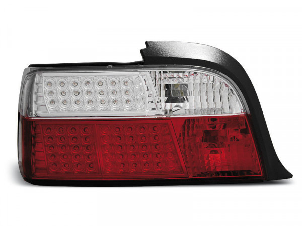 Led Tail Lights Red White Fits Bmw E36 12.90-08.99 Coupe