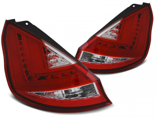 Ford Fiesta Mk7 08-12 Hb Red White Led Bar