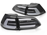 Led Tail Lights Black Seq Fits Vw Golf 7 13-17 Sw Led Tail Lights Black Seq Fits Vw Golf 7 13-17 Sw