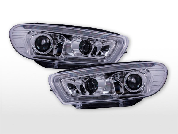 Daylight headlight LED DRL look VW Scirocco 3 Type 13 08- black