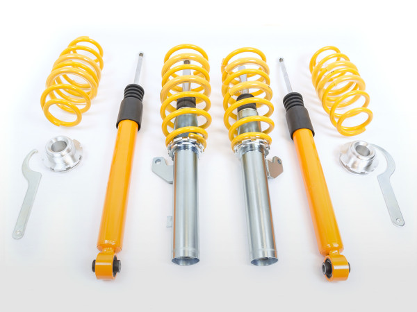 FK coilover kit suspension Seat Leon 5F year from 2012 with 55 mm strut, multilink rear axle