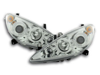 headlight Peugeot 307 Yr. 01-06 chrome headlight Peugeot 307 Yr. 01-06 chrome