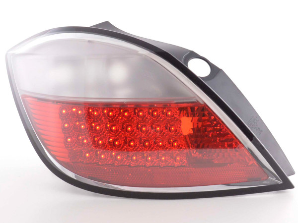 Led Taillights Opel Astra H 5-dr Yr. 04- red/clear