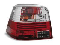 Tail Lights Red White Fits Vw Golf 4 09.97-09.03 Tail Lights Red White Fits Vw Golf 4 09.97-09.03