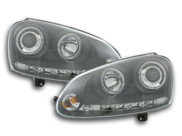 headlight Design used/second hand for VW Golf 5 (Typ 1K) Yr. 03-08 black