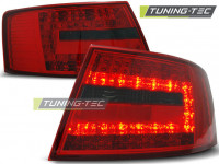 Led Tail Lights Red Smoke Fits Audi A6 C6 Sedan 04.04-08 Led Tail Lights Red Smoke Fits Audi A6 C6 Sedan 04.04-08