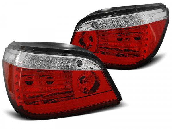 Led Tail Lights Red White Seq Fits Bmw E60 Lci 03.07-12.09