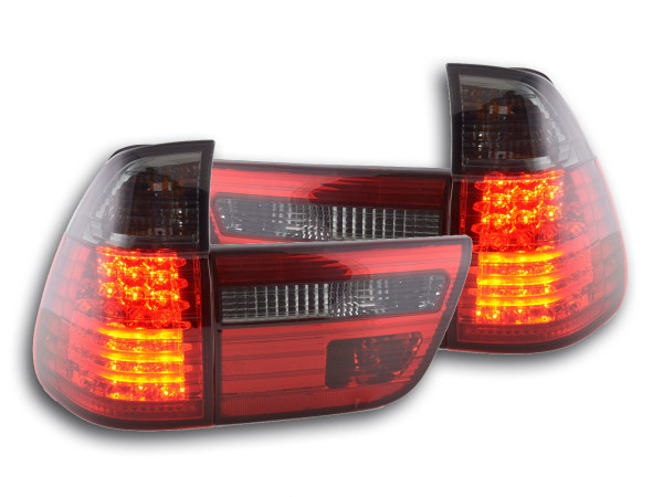 Led Taillights BMW X5 type E53 Yr. 98-02 black/red