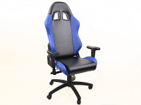 FK sport setat office chair gaming seat Liverpool black/blue swivel chair revolving chair FK sport setat office chair gaming seat Liverpool black/blue swivel chair revolving chair