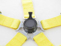 Preview: Harness belt 5-point harness racing harness universal yellow Preview: Harness belt 5-point harness racing harness universal yellow