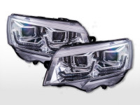 LED/halogen headlight set VW T6 year 20 onwards chrome LED/halogen headlight set VW T6 year 20 onwards chrome