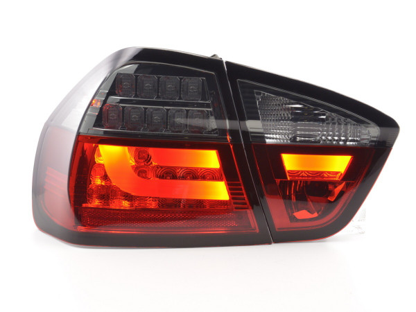 Led Taillights BMW serie 3 E90 saloon Yr. 05-08 red/black