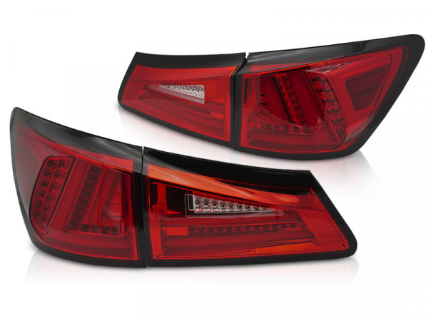 Led Tail Lights Red White Led Sql Fits Lexus Is Ii 06-13