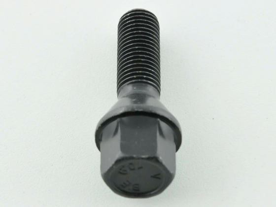 Wheel bolts Set (10 pieces) L= 43 mm M12 x 1,5 domed black