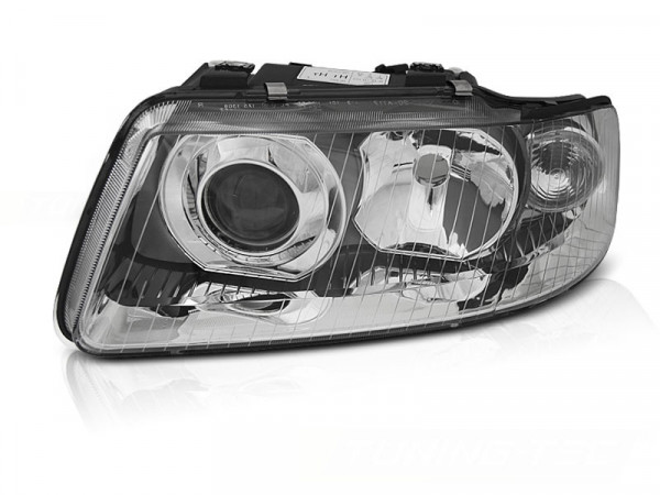 Headlight Chrome Left Side Tyc Fits Audi A3 8l 00-03