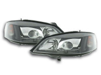 Headlights Opel Astra G 98-03 black Headlights Opel Astra G 98-03 black