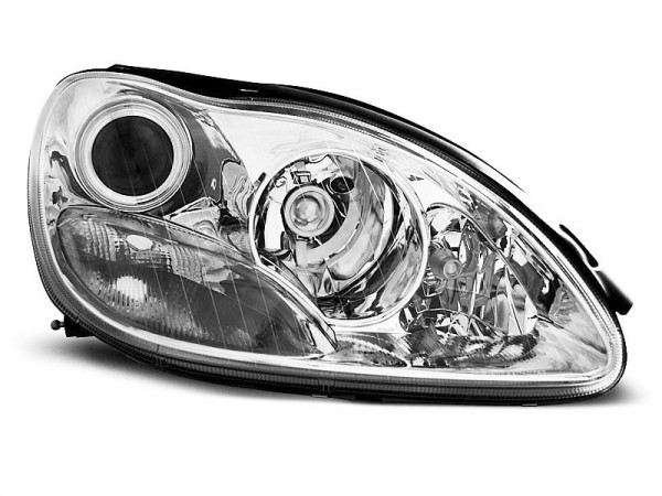 Headlights Chrome Fits Mercedes W220 S-klasa 09.98-05.05