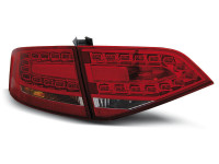 Led Tail Lights Red White Fits Audi A4 B8 08-11 Sedan Led Tail Lights Red White Fits Audi A4 B8 08-11 Sedan