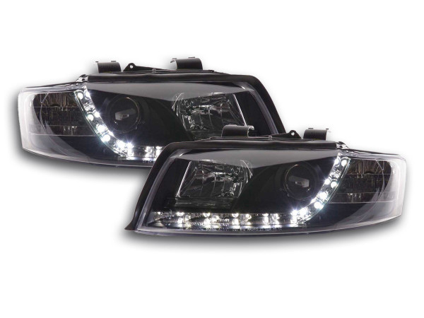 Daylight headlight Audi A4 type 8E Yr. 01-04 black