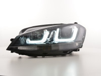 Daytime running lights headlight Daylight VW Golf 7 Yr. from 2012 black/chrome Daytime running lights headlight Daylight VW Golf 7 Yr. from 2012 black/chrome