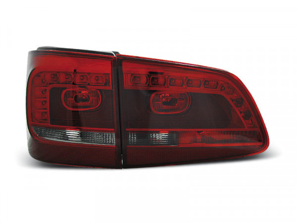 Led Tail Lights Red Smoke Fits Vw Touran 08.10-