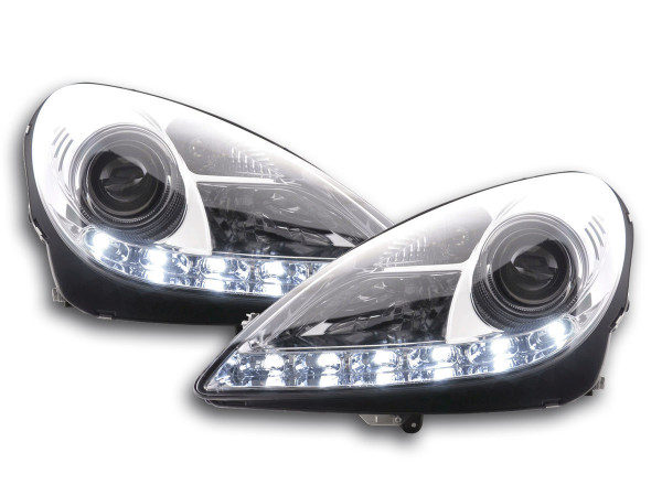 DRL Daylight headlight Mercedes SLK R171 chrome