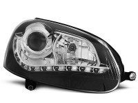 Headlights Daylight Black Fits Vw Golf 5 Headlights Daylight Black Fits Vw Golf 5