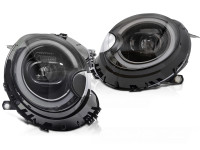 Full Led Headlights Fits Bmw Mini (cooper) 06-15 Full Led Headlights Fits Bmw Mini (cooper) 06-15