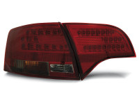 Led Tail Lights Red Smoke Fits Audi A4 B7 11.04-03.08 Avant Led Tail Lights Red Smoke Fits Audi A4 B7 11.04-03.08 Avant