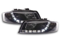Daylight headlight Audi A4 type 8E Yr. 01-04 black Daylight headlight Audi A4 type 8E Yr. 01-04 black