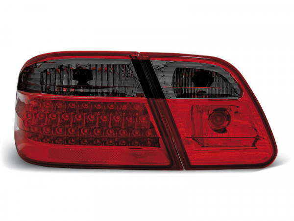Led Tail Lights Red Smoke Fits Mercedes W210 95-03.02