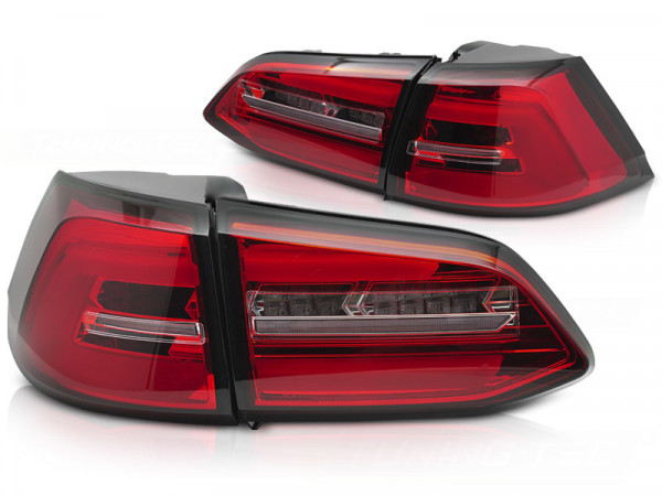 Led Tail Lights Red White Seq Fits Vw Golf 7 13-17 Sw